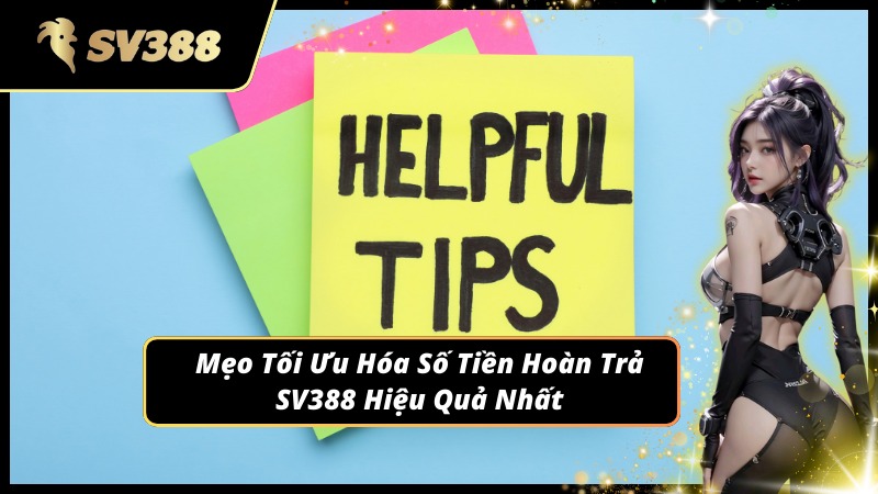 Mẹo tối ưu hóa số tiền được hoàn trả SV388
