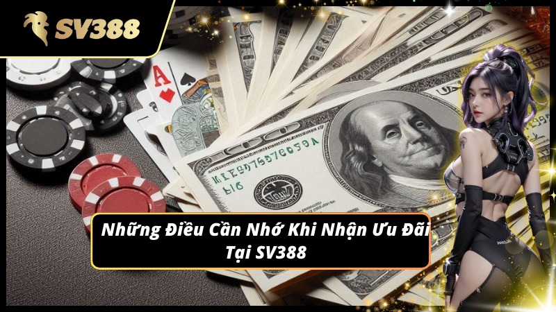 Tham gia khuyến mãi SV388 cần chú ý một vài quy định