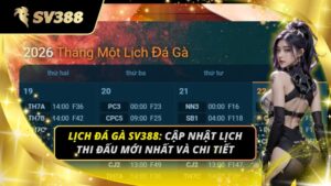 Lịch Đá Gà SV388